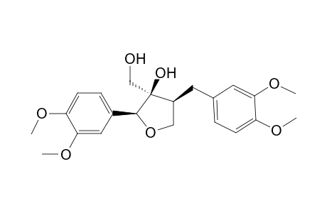 3-Furanmethanol, 2-(3,4-dimethoxyphenyl)-4-[(3,4-dimethoxyphenyl)methyl]tetrahydro-3-hydroxy-, [2S-(2.alpha.,3.beta.,4.alpha.)]-