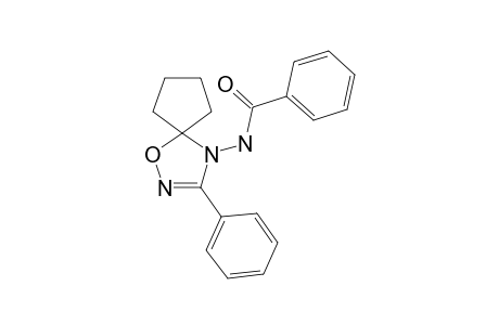 N-(3-phenyl-1-oxa-2,4-diazaspiro[4.4]non-2-en-4-yl)benzamide