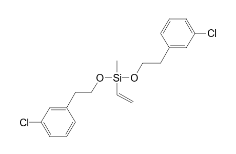 Silane, methylvinyldi(2-(3-chlorophenyl)ethoxy)-