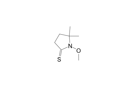 2-Pyrrolidinethione, 1-methoxy-5,5-dimethyl-