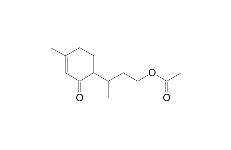 2-Cyclohexen-1-one, 6-[3-(acetyloxy)-1-methylpropyl]-3-methyl-