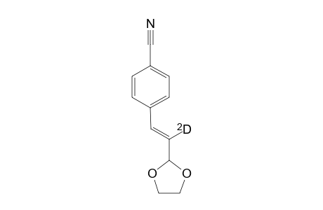 (E)-4-(2-(1,3-Dioxolane-2-yl)-2d-ethenyl)benzonitrile