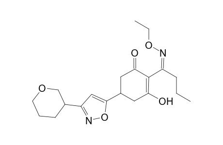 2-Cyclohexen-1-one, 2-[1-(ethoxyimino)butyl]-3-hydroxy-5-[3-(tetrahydro-2H-pyran-3-yl)-5-isoxazolyl]-