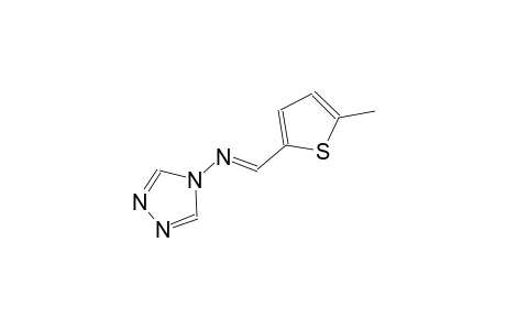 N-[(E)-(5-methyl-2-thienyl)methylidene]-4H-1,2,4-triazol-4-amine