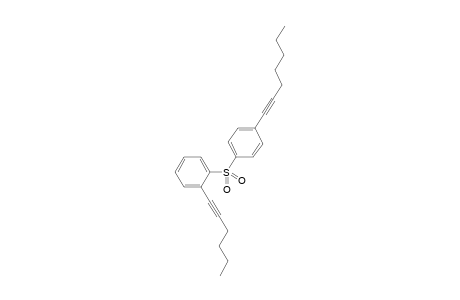 1-[4-(Hept-1-ynyl)benzenesulfonyl]-2-hex-1-ynyl-benzene