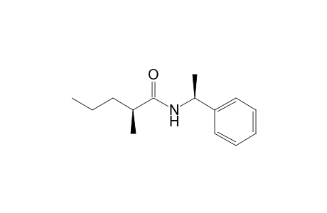 (2S)-2-methyl-N-[(1S)-1-phenylethyl]pentanamide