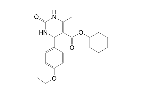 cyclohexyl 4-(4-ethoxyphenyl)-6-methyl-2-oxo-1,2,3,4-tetrahydro-5-pyrimidinecarboxylate