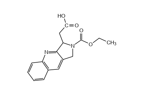 2-carboxy-1,3-dihydro-2H-pyrrolo[3,4-b]quinoline-3-acetic acid, 2-ethyl ester