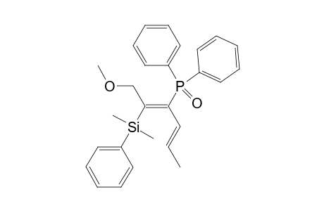 3-Methoxy-1-(Prop-2-enyl)-2-(dimethylphenylsilyl)propenyl(diphenyl)phosphine