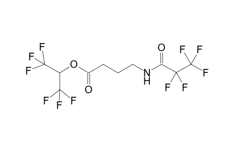 [bis(trifluoromethyl)methyl] N-[(pentafluoroethylcarbonyl]-.gamma.-aminobutanoate