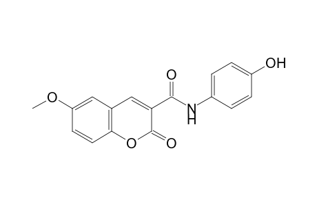 N-(4-Hydroxyphenyl)-6-methoxycoumarin-3-carboxamide