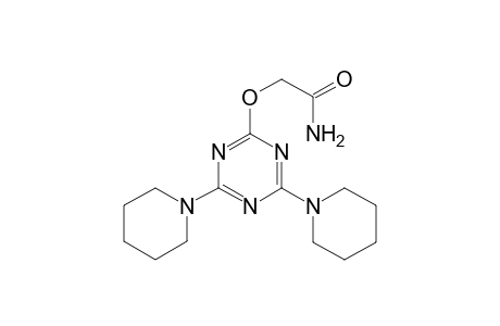 2-[(4,6-dipiperidino-s-triazin-2-yl)oxy]acetamide