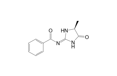 (S)-5-Methyl-2-(benzoylimino)imidazolidin-4-one