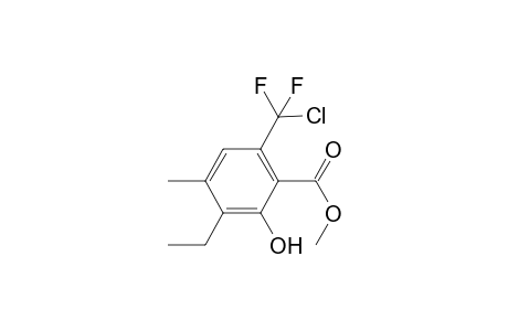 Methyl 6-[Chloro(difluoro)methyl]-3-ethyl-2-hydroxy-4-methylbenzoate