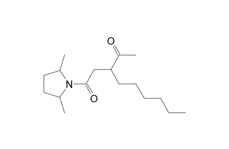 1-(1,4-dioxo-3-hexylpentyl)-2,5-dimethylpyrrolidine
