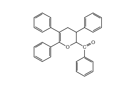 3,4-dihydro-3,5,6-triphenyl-2H-pyran-2-yl phenyl ketone