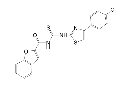 thiourea, N-(2-benzofuranylcarbonyl)-N'-[4-(4-chlorophenyl)-2-thiazolyl]-