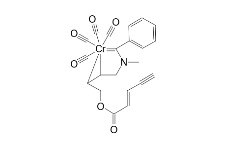 [(4,5-.eta.2)-1-(N-Benzylidene-N-methylamino)but-2-en-4-yloxycarbonyl-but-1-en-3-yne]tetracarbonylchromium(IV) complex