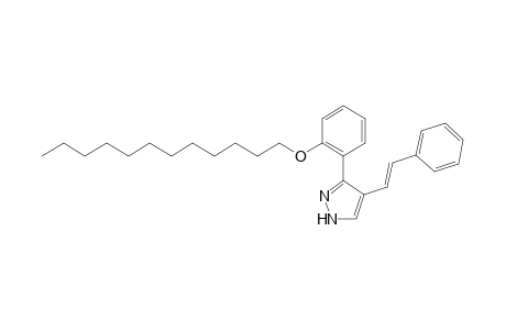 (E)-3-(2-Dodecyloxyphenyl)-4-styryl-1H-pyrazole