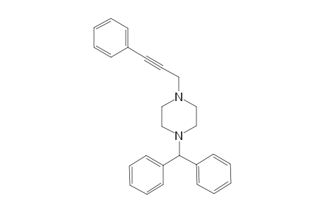 1-(diphenylmethyl)-4-(3-phenylprop-2-ynyl)piperazine