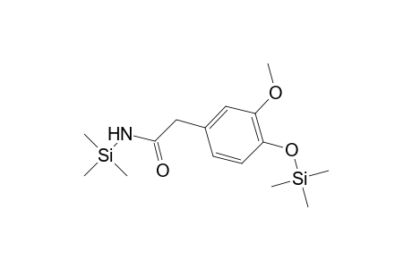 Benzeneacetamide, 3-methoxy-N-(trimethylsilyl)-4-[(trimethylsilyl)oxy]-