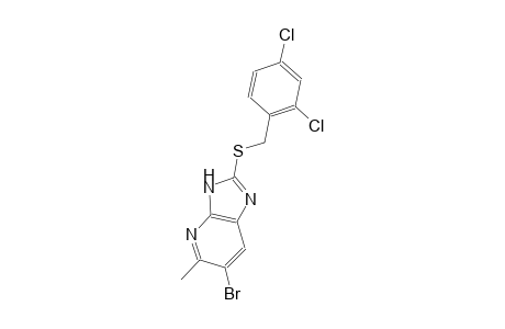 6-bromo-2-[(2,4-dichlorobenzyl)sulfanyl]-5-methyl-3H-imidazo[4,5-b]pyridine