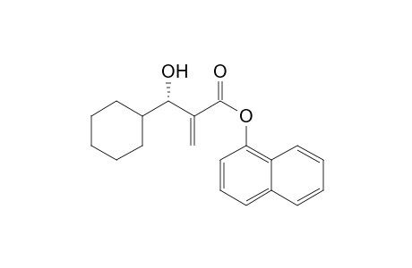 .alpha.-Naphthyl (S)-3-Cyclohexyl-3-hydroxy-2-methylenepropanoate