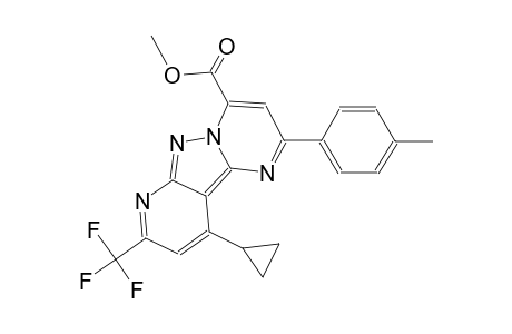 pyrido[2',3':3,4]pyrazolo[1,5-a]pyrimidine-4-carboxylic acid, 10-cyclopropyl-2-(4-methylphenyl)-8-(trifluoromethyl)-, methyl ester