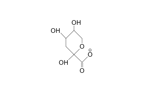 2-Keto-3-deoxy-gluconic acid, anion