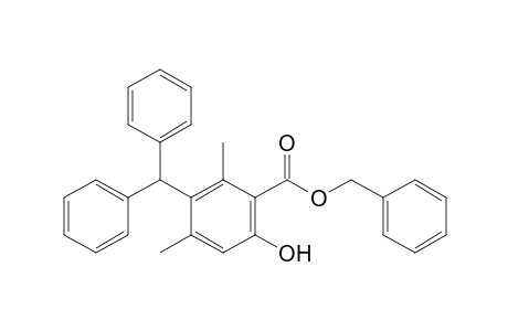 Benzyl 3-diphenylmethyl-6-hydroxy-2,4-dimethylbenzoate
