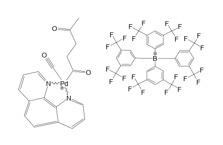 (1,10-PHENANTHROLINE)PD(C(O)CH2CH2C(O)CH3)(CO)+((CF3)2C6H3)4B-