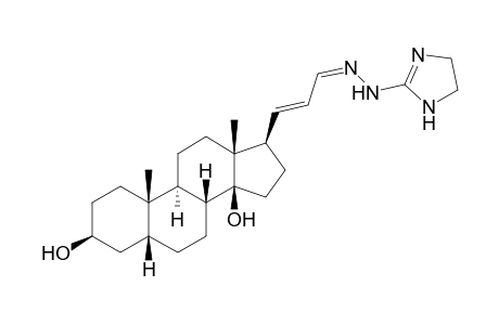 21-[(2-Imidazolin-2-yl-(Z)-hydrazono)methyl]-5.beta-pregn-20(E)-ene-3.beta.,14.beta.-diol