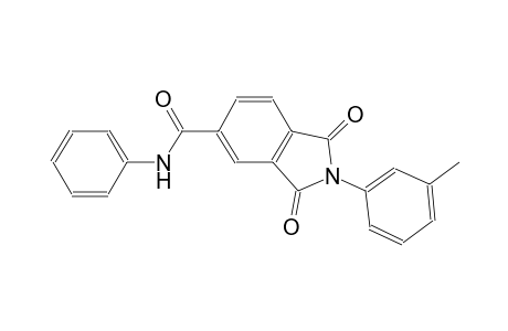 1H-isoindole-5-carboxamide, 2,3-dihydro-2-(3-methylphenyl)-1,3-dioxo-N-phenyl-