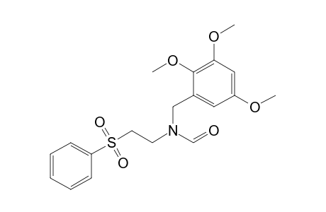 N-(2,3,5-Trimethoxybenzyl)-N-[2-(phenylsulfonyl)ethyl]formamide