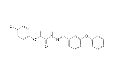 propanoic acid, 2-(4-chlorophenoxy)-, 2-[(E)-(3-phenoxyphenyl)methylidene]hydrazide