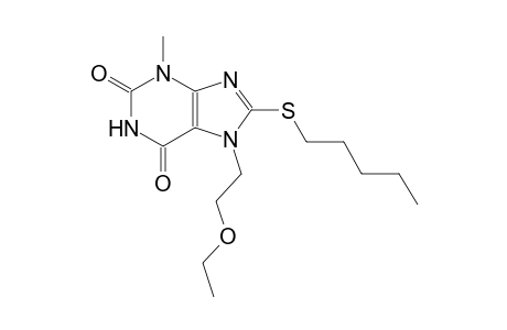 7-(2-ethoxyethyl)-3-methyl-8-(pentylsulfanyl)-3,7-dihydro-1H-purine-2,6-dione