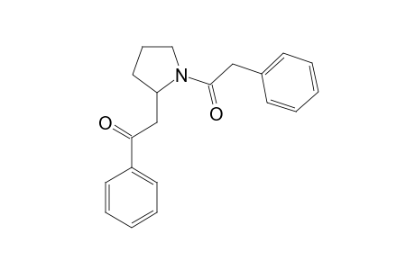 2-PHENYL-1-[1-(PHENYLACETYL)-2-PYRROLIDINYL]-ETHANONE