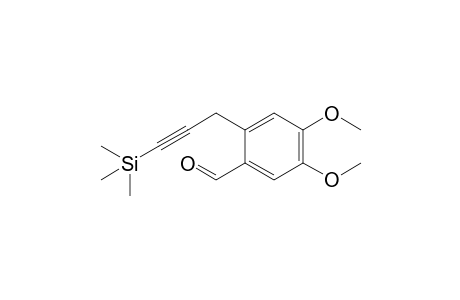 4,5-Dimethoxy-2-(3-trimethylsilylprop-2-ynyl)benzaldehyde