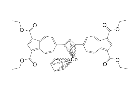 (ETA-(5)-CYCLOPENTADIENYL)-[1,3-BIS-(1,3-DIETHOXYCARBONYL-6-AZULENYL)-CYCLOBUTADIENE]-COBALT