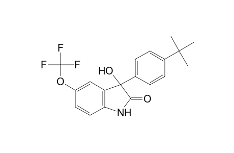 2H-Indol-2-one, 3-[4-(1,1-dimethylethyl)phenyl]-1,3-dihydro-3-hydroxy-5-(trifluoromethoxy)-