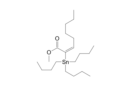 (E)-2-tributylstannyl-2-octenoic acid methyl ester