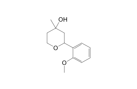 cis-2-(2-methoxyphenyl)-4-methyl-tetrahydropyran-4-ol