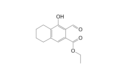 Ethyl 3-formyl-4-hydroxy-5,6,7,8-tetrahydronaphthalene-2-carboxylate