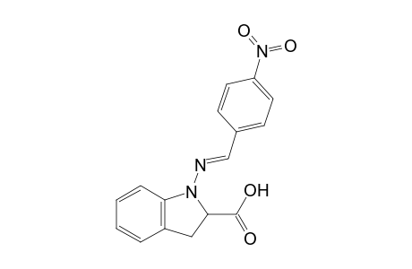 1-(4-Nitrobenzylideneamino)indoline-2-carboxylic acid