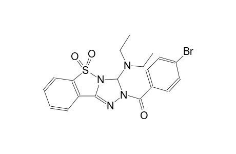 [1,2,4]triazolo[4,3-b][1,2]benzisothiazol-3-amine, 2-(4-bromobenzoyl)-N,N-diethyl-2,3-dihydro-, 5,5-dioxide