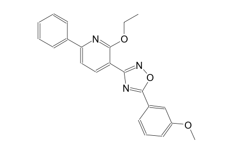 2-ethoxy-3-[5-(3-methoxyphenyl)-1,2,4-oxadiazol-3-yl]-6-phenylpyridine