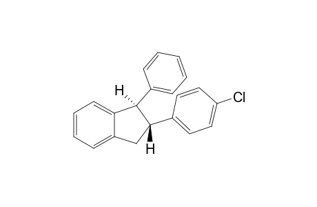 trans-2-(4-Chlorophenyl)-1-phenyl-2,3-dihydro-1H-indene