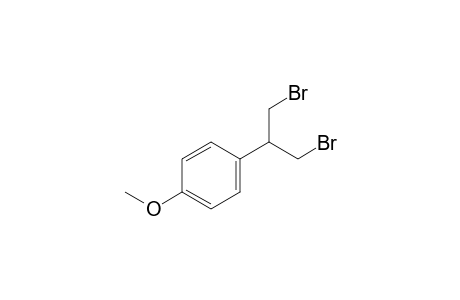 1-(1,3-dibromopropan-2-yl)-4-methoxybenzene