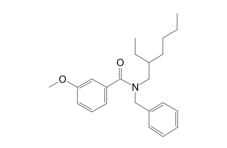 Benzamide, 3-methoxy-N-benzyl-N-(2-ethylhexyl)-