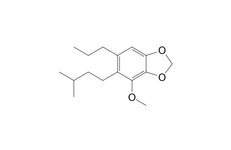 4-Methoxy-5-(3-methylbutyl)-6-propylbenzo[1,3]dioxole